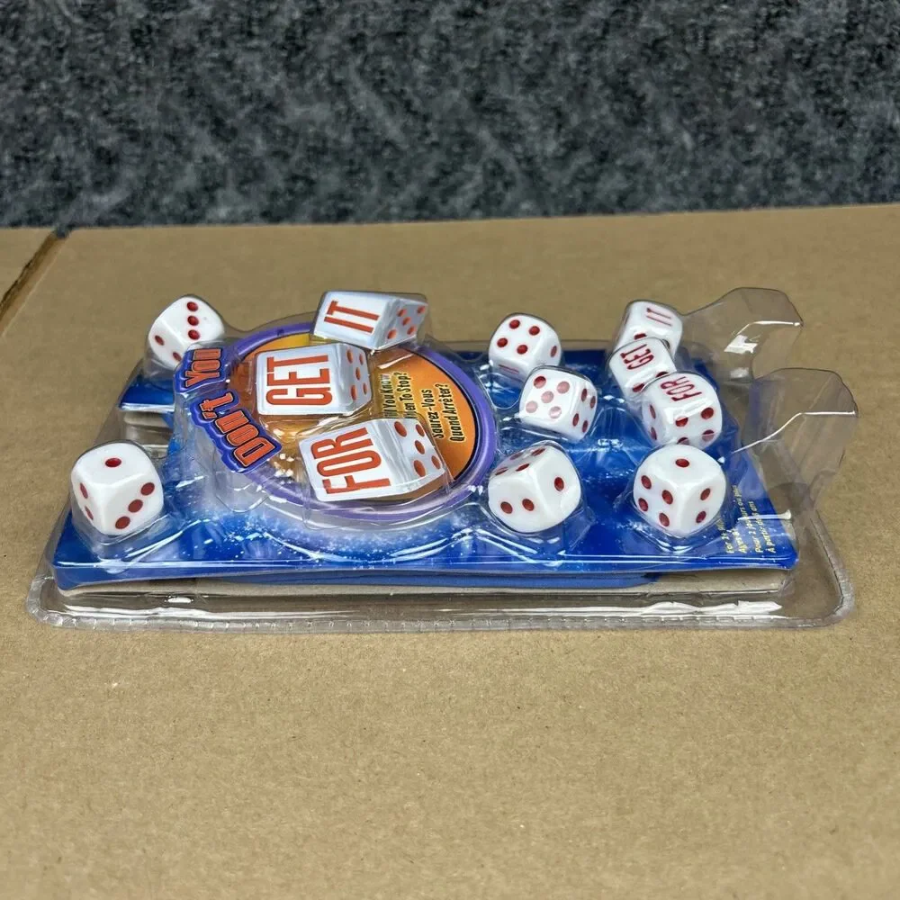 Dont You For Get It Dice Game Pressman Kids Adult Game 2+ Players NEW SEALED